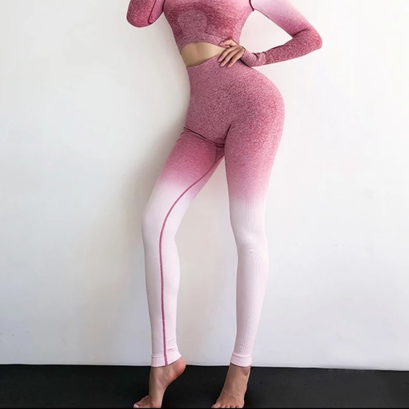 Women High Waist Fitness Seamless Leggings - Picture 3 of 11